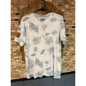 Disney Animation Studios Backstage Three Caballeros Henley Shirt Size m